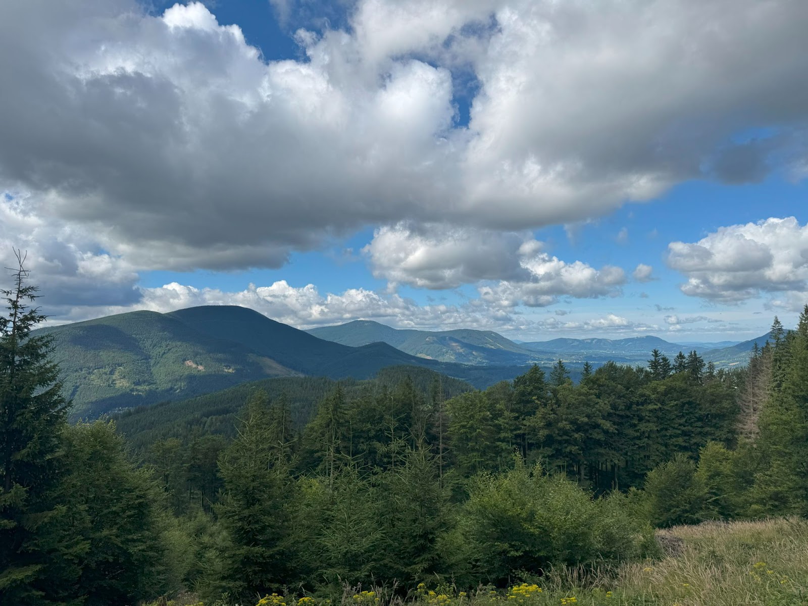 Výhledy se otevírají při výstupu